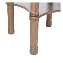 Accent & End Tables-Kirkland's Home Tegan Round Accent Table Brown