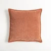 Pillows-Kirkland's Home Terracotta Chenille Throw Pillow Orange