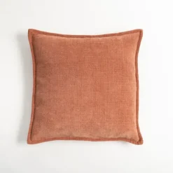 Pillows-Kirkland's Home Terracotta Chenille Throw Pillow Orange