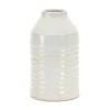 Vases-Kirkland's Home Terracotta Ribbed Vase, 10 In. White