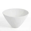 Decorative Bowls & Jars-Kirkland's Home Textured Decorative Cone Bowl White