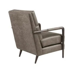Accent Chairs-Kirkland's Home Textured Faux Leather Accent Chair Brown