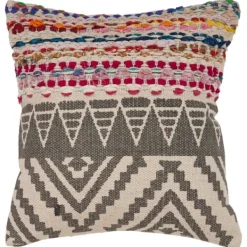 Pillows-Kirkland's Home Textured Geometric Boho Pillow Multi