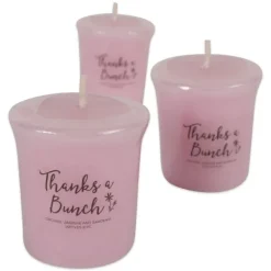 Candles-Kirkland's Home Thanks A Bunch Votive Candles, Set Of 8 Pink