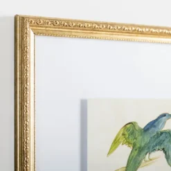 Framed Art-Kirkland's Home The Dark Green Bird Framed Art Print White/Green
