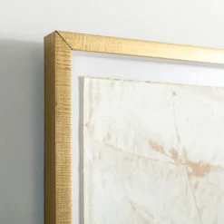 Framed Art-Kirkland's Home The Golden Abstract I Framed Art Print White/Tan/Gray/Gold