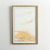 Framed Art-Kirkland's Home The Golden Abstract Ii Framed Art Print White/Tan/Gold