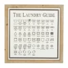 Wall Quotes & Signs-Kirkland's Home The Laundry Guide Embossed Framed Wall Plaque White/Tan