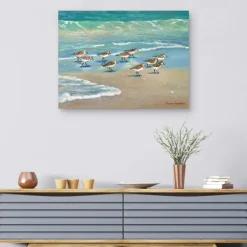 Canvas Art-Kirkland's Home The Race Is On Canvas Art Print, 40X30 In. Green/Blue/Brown