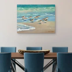Canvas Art-Kirkland's Home The Race Is On Canvas Art Print, 40X30 In. Green/Blue/Brown