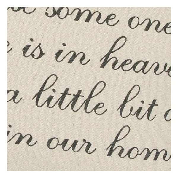 Pillows-Kirkland's Home There Is A Little Bit Of Heaven In Our Home Pillow Tan/Black