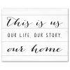 Wall Quotes & Signs-Kirkland's Home This Is Us Life Story Canvas Art Print Black/White