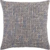 Pillows-Kirkland's Home Threaded Pillow, 22 In. Blue