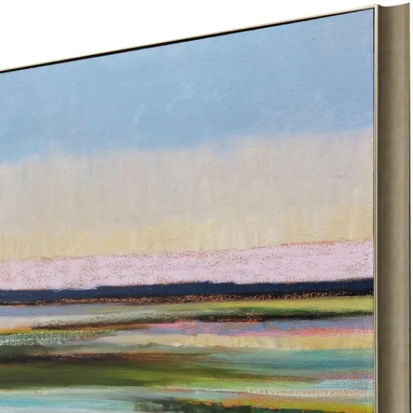 Framed Art-Kirkland's Home Tidal Waters Framed Art Print Green/Blue