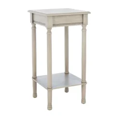Accent & End Tables-Kirkland's Home Tilley Beige Classic Square Accent Table Tan