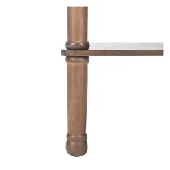 Accent & End Tables-Kirkland's Home Tilley Classic Square Accent Table Brown