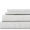 Bed Sheets-Kirkland's Home Tiny Hearts 3-Pc. Twin Sheet Set Gray
