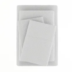 Bed Sheets-Kirkland's Home Tiny Hearts 3-Pc. Twin Sheet Set Gray