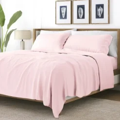 Bed Sheets-Kirkland's Home Tiny Hearts 3-Pc. Twin Sheet Set Pink