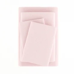 Bed Sheets-Kirkland's Home Tiny Hearts 3-Pc. Twin Sheet Set Pink