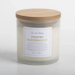 Candles-Kirkland's Home Toasted Marshmallow Triple Wick Jar Candle White