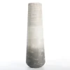 Vases-Kirkland's Home Tones Metal 22 In. Vase Gray