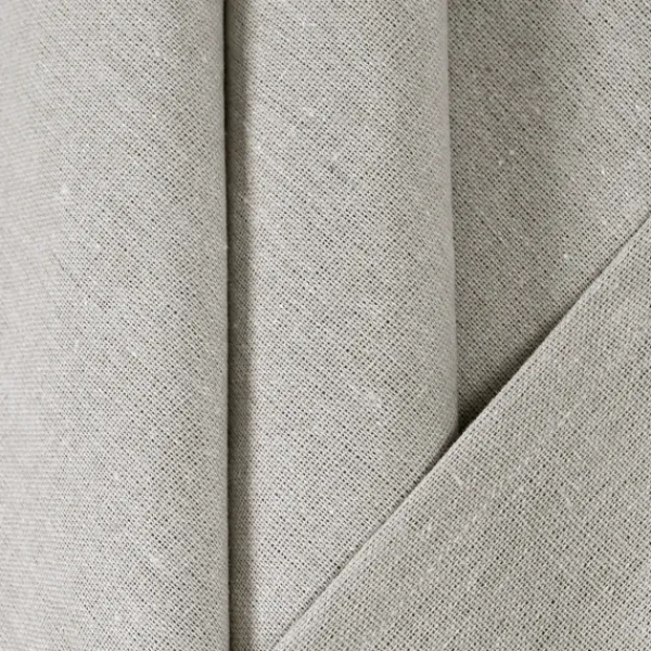 Curtains & Drapes-Kirkland's Home Top Knotted Burlap Curtain Panel Set, 84 In. Gray