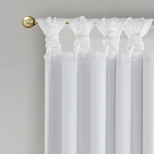 Curtains & Drapes-Kirkland's Home Total Blackout Curtain Panel, 95 In. White
