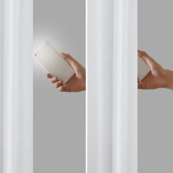 Curtains & Drapes-Kirkland's Home Total Blackout Curtain Panel, 95 In. White