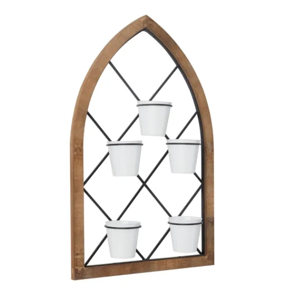 Wall Storage-Kirkland's Home Traditional Arch Metal Wall Planter