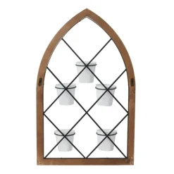 Wall Storage-Kirkland's Home Traditional Arch Metal Wall Planter