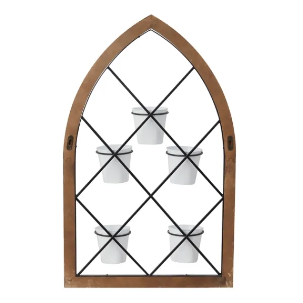 Wall Storage-Kirkland's Home Traditional Arch Metal Wall Planter