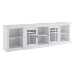 Tv Stands & Media Consoles-Kirkland's Home Transitional Breakfront 2-Door Media Console White