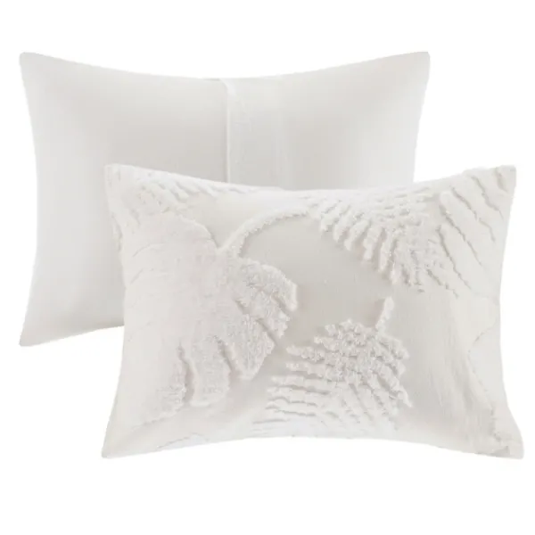 Comforters-Kirkland's Home Tropical California King 3-Pc. Comforter Set White