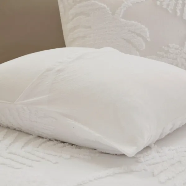 Comforters-Kirkland's Home Tropical Full/Queen 3-Pc. Comforter Set White