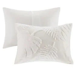 Comforters-Kirkland's Home Tropical Full/Queen 3-Pc. Comforter Set White