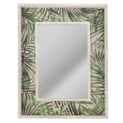 Decorative Mirrors-Kirkland's Home Tropical Leaf Print Mirror