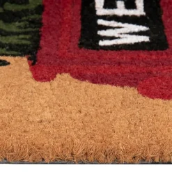 Doormats-Kirkland's Home Truck Welcome Doormat Brown/Red