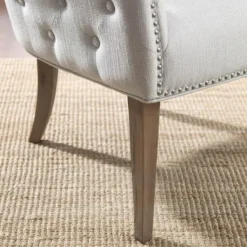 Accent Chairs-Kirkland's Home Tufted Back Accent Chair Gray
