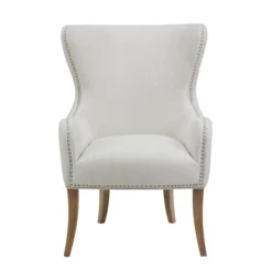 Accent Chairs-Kirkland's Home Tufted Back Accent Chair Gray