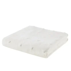 Duvets-Kirkland's Home Tufted Cotton 7-Pc. Full/Queen Duvet Set Ivory