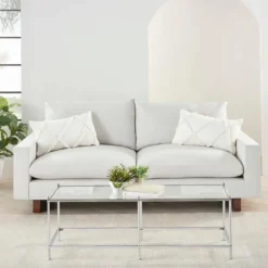 Pillows-Kirkland's Home Tufted Diamond Lumbar Pillows, Set Of 2 White