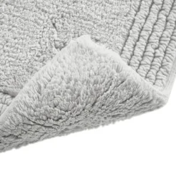Bathroom Rugs-Kirkland's Home Tufted Reversible Bath Mat, 34 In. Gray