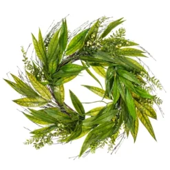 Wreaths-Kirkland's Home Twig And Berries Willow Wreath Green