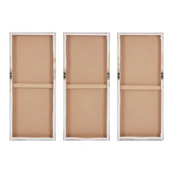 Canvas Art-Kirkland's Home Twilight Forest Canvas Art Prints, Set Of 3 Red/Gold/White