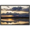 Framed Art-Kirkland's Home Twilight Symphony Framed Giclee Canvas Art Print Yellow/Black/Multi