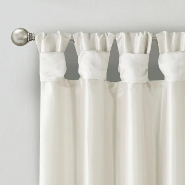 Curtains & Drapes-Kirkland's Home Twist Top Curtain Panel, 95 In. White