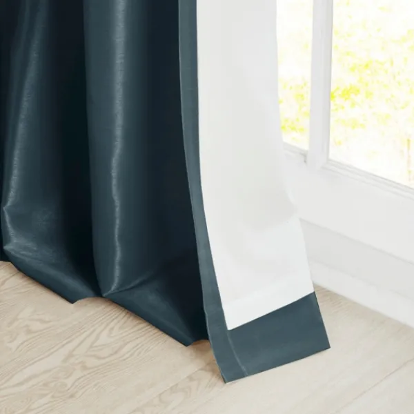 Curtains & Drapes-Kirkland's Home Twist Top Curtain Panel, 108 In. Blue