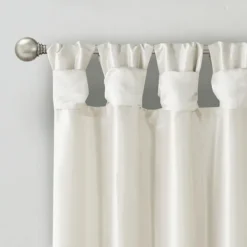 Curtains & Drapes-Kirkland's Home Twist Top Curtain Panel, 108 In. White
