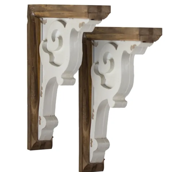 Shelves-Kirkland's Home Two-Tone Corbel Shelf Brackets, Set Of 2